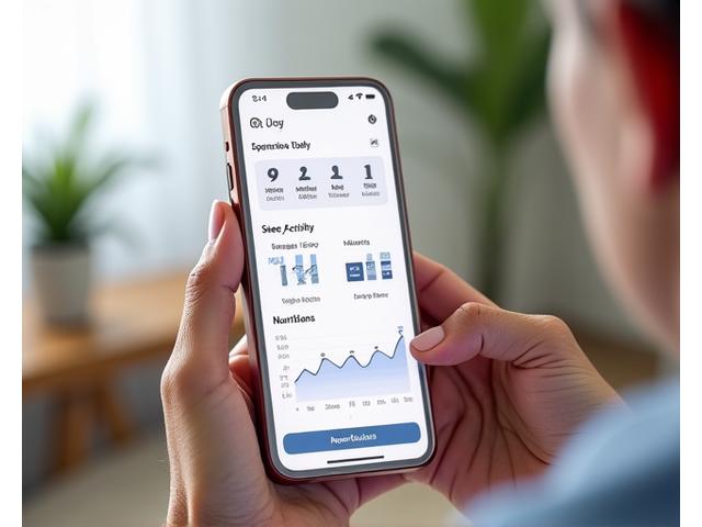 Screenshot of Velana Health Co.'s mobile app showing a dashboard with daily activity, sleep patterns, and nutrition summary.